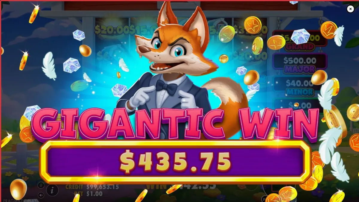 Tampilan visual slot Better Barn House Bonanza dengan tema peternakan kartun yang ceria.